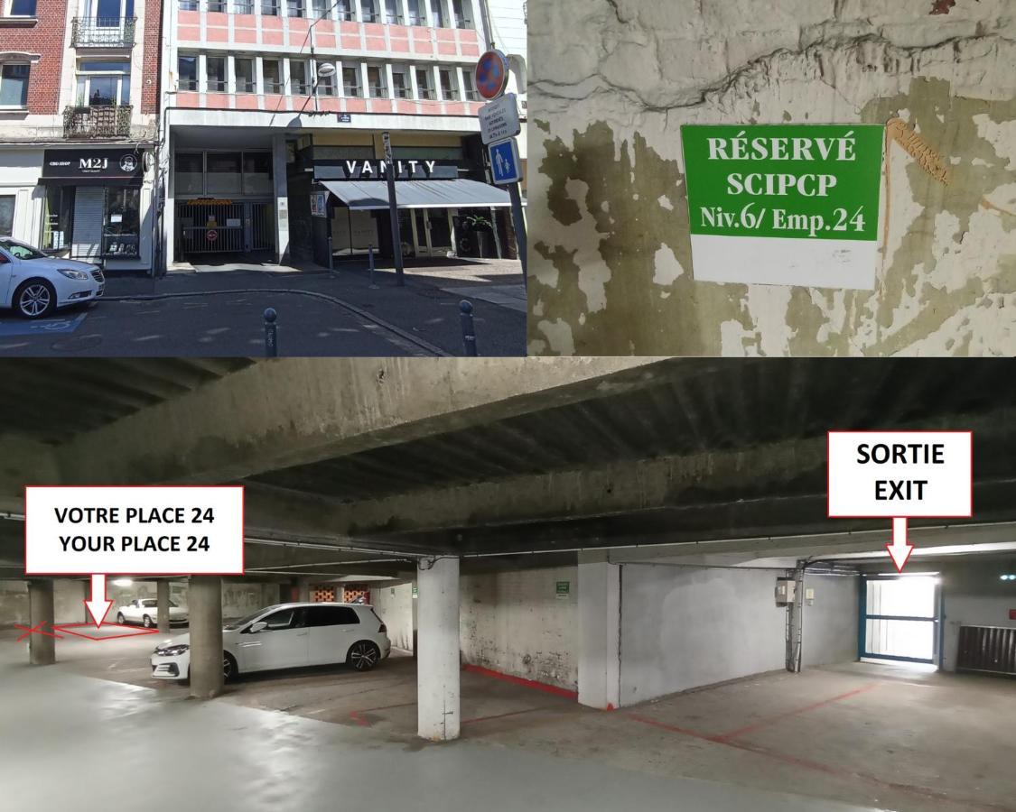 Studio Fonctionnel Au Coeur De Lille Avec Parking Экстерьер фото